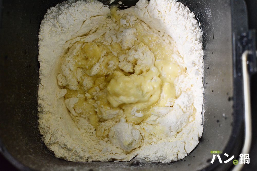 麵包機打薄膜-投料攪拌